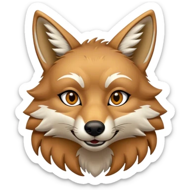 Coyote Trickster sticker