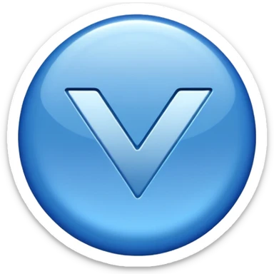 Blue colored tick  like instagram Blue tick  sticker