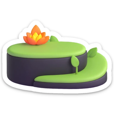 spa with bubbling hot tub sticker