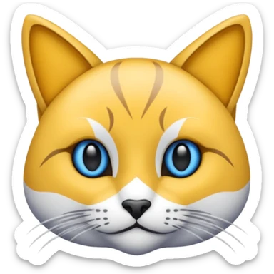 Inima mov 💜cu trecere spre albastru 🩵si coada de drăcușor😈 sticker