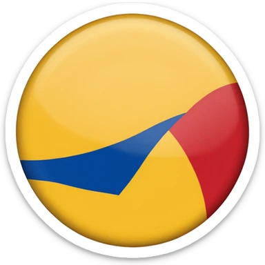 Bandera de colombia circular sticker