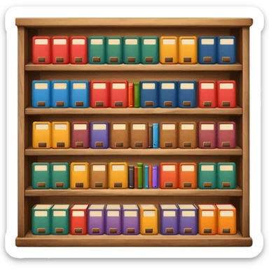 bookshelves sticker