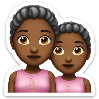 Two years Twin girls  sticker