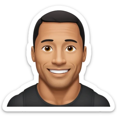 Dwayne Johnson sticker