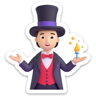 Magician  sticker