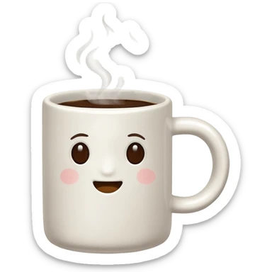 Coffe mug sticker