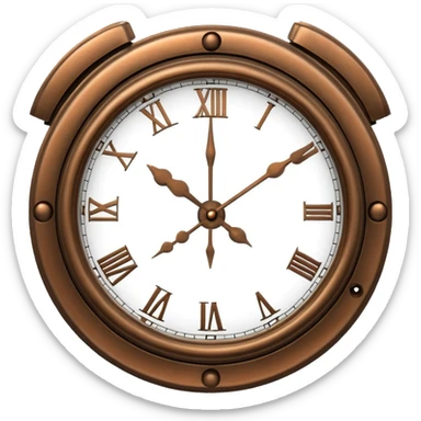 symbole du temps qui passe sticker