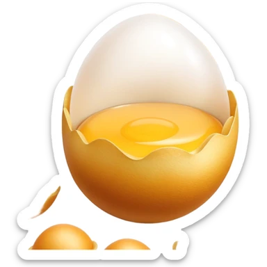 3D rendered authentic Hong Kong 鸡蛋仔 (egg puffs) being held in paper, traditional egg-shaped bubble pattern, vibrant golden color, hyper-realistic texture, glossy bubbles, detailed surface sticker