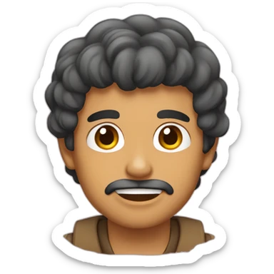 como tan muchacho sticker