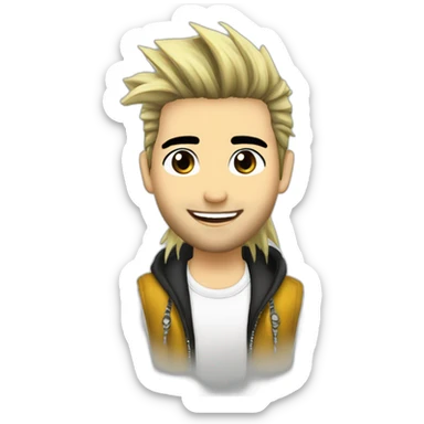 bill kaulitz 2005 sticker