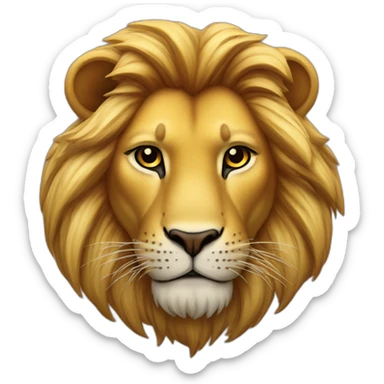Lion sur tigre sticker