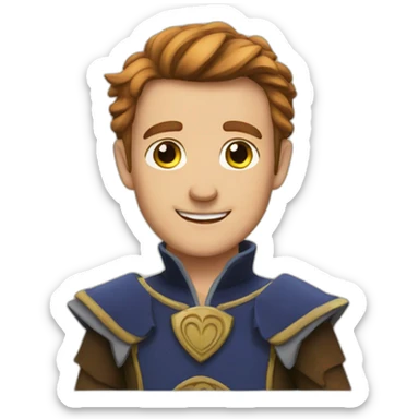 Hans from a fairy tale sticker