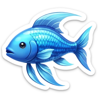 water elemental fish sticker