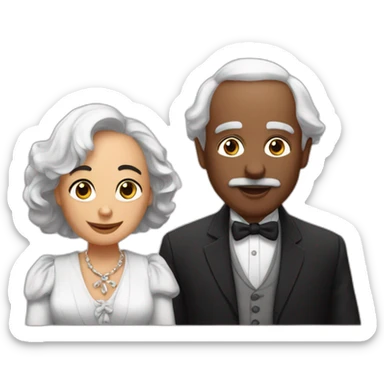 Corneille et Bernie sticker