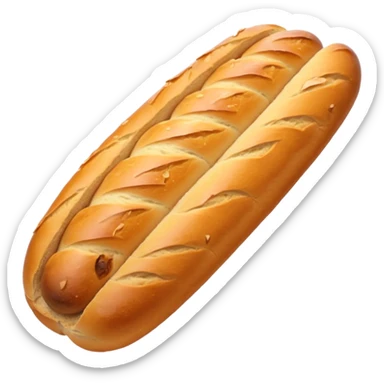 Praying a baguette  sticker