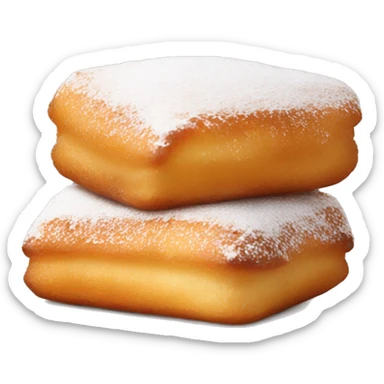 5 square beignets sticker