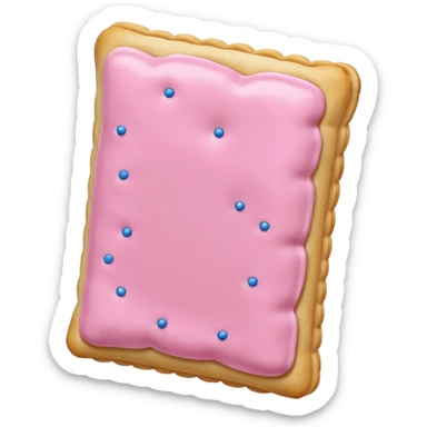 Pop tarts with pink icing sticker