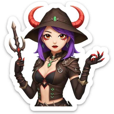 Rumi Mira Zoey From K-pop Demon Hunters Huntrix sticker