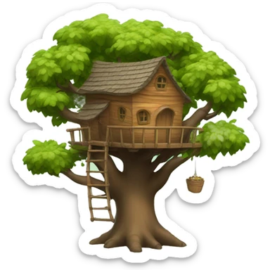 tree house sticker