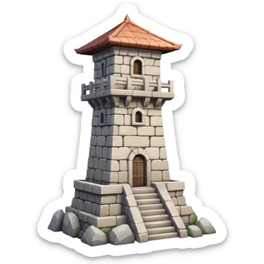 white watchtower mobile legends sticker