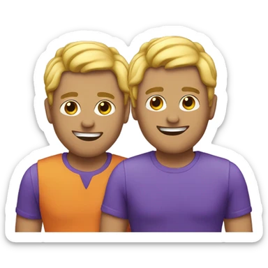 Two gay guys sticker