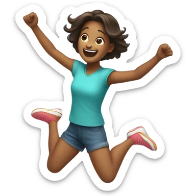 GORL JUMPING sticker