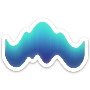 sound wave app icon sticker