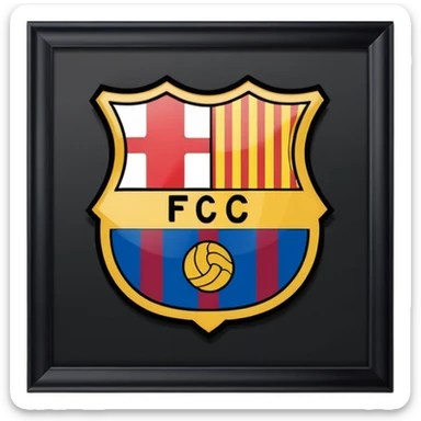 Barcelona fc sticker