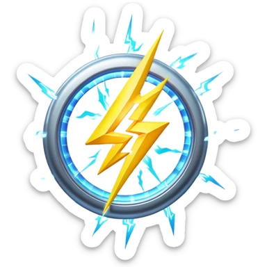 sorayama plasma core lightning sticker