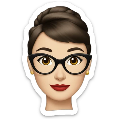 audrey hepburn sticker