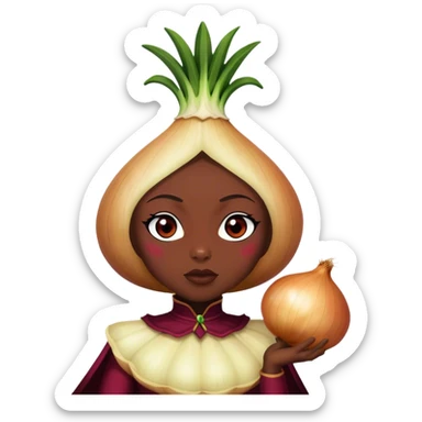 Garnet from Steven universe in a onion costume  sticker