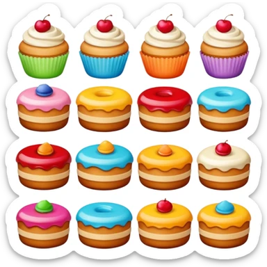 Bakery desserts  sticker