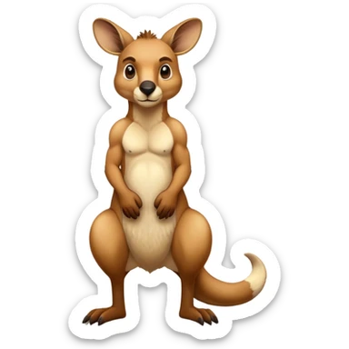 buff kangourou sticker