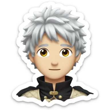 Asta-black-Clover sticker