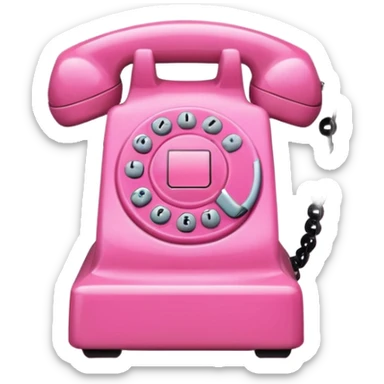 pink girly phone framed photo picture sticker