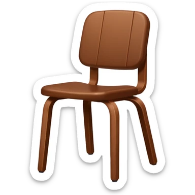 create a emoji of chair sticker