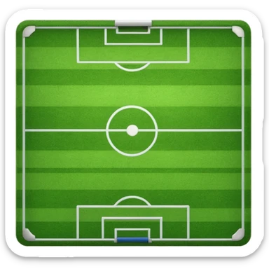 soccer field sticker