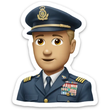 lieutenant dan from Forrest Gump movie sticker