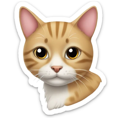 Mezzo cane mezzo gatto sticker