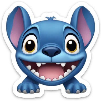 Stitch from Lilo & Stitch sticker