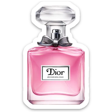 pink perfume Dior sticker