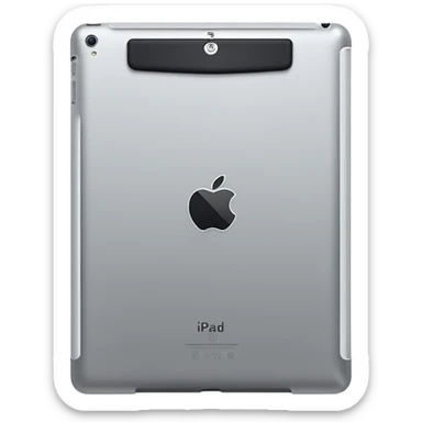 iPad 9 back no cellular  no flash light no faces  sticker