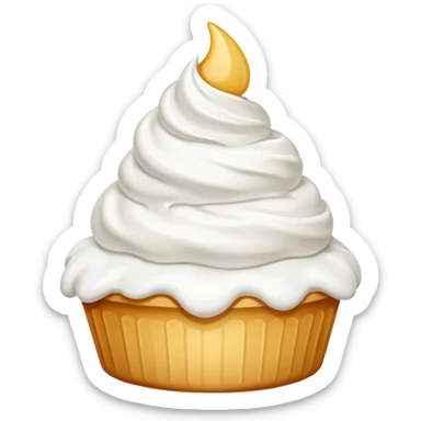 whipped cream sticker