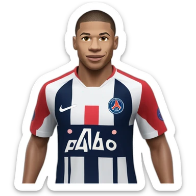 kylian mbappe, psg sticker