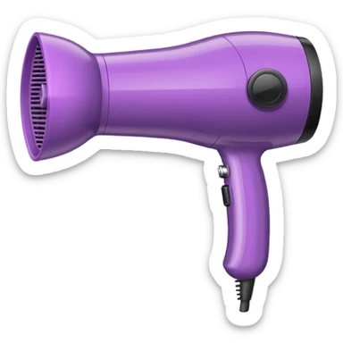 hair dryer sticker