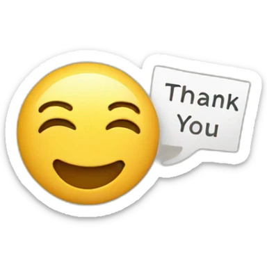 thank you sticker
