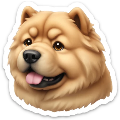 Chow chow cute dog sticker
