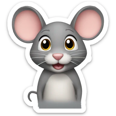 mouse jerry sticker