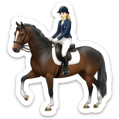 Tapis d’équitation sticker