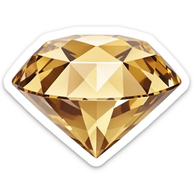 beige 56-carat diamond sticker